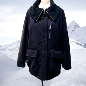 Varley Women’s Black Kimber Plush Parka Size M